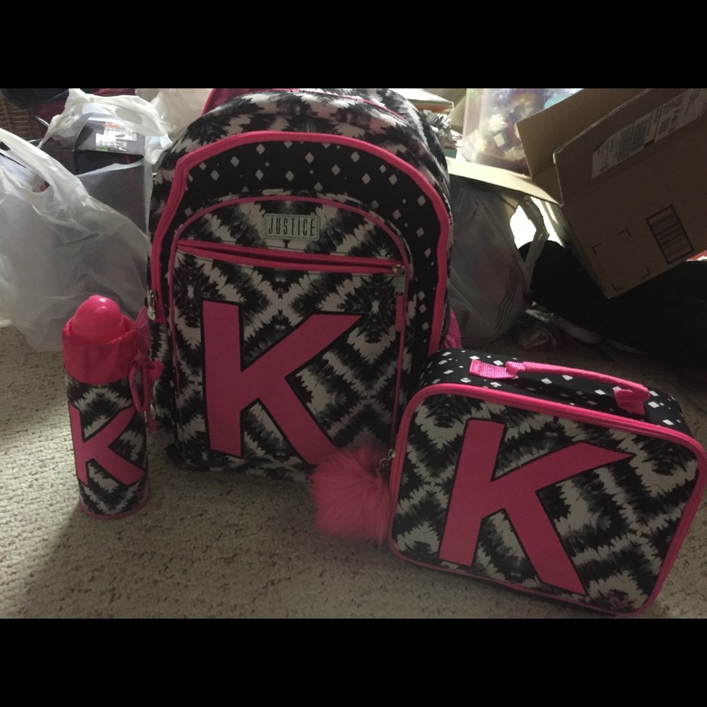 Justice Backpack Set